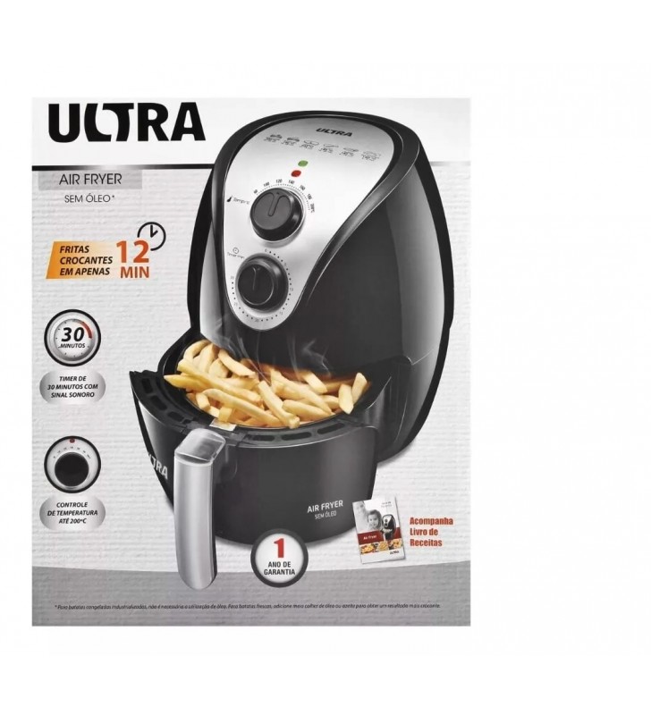 Fritadeira Elétrica Ultra Air Fryer AF-10 2 Litros 220V Fritadeira Elétrica Ultra Air Fryer AF-10 2 Litros 220V